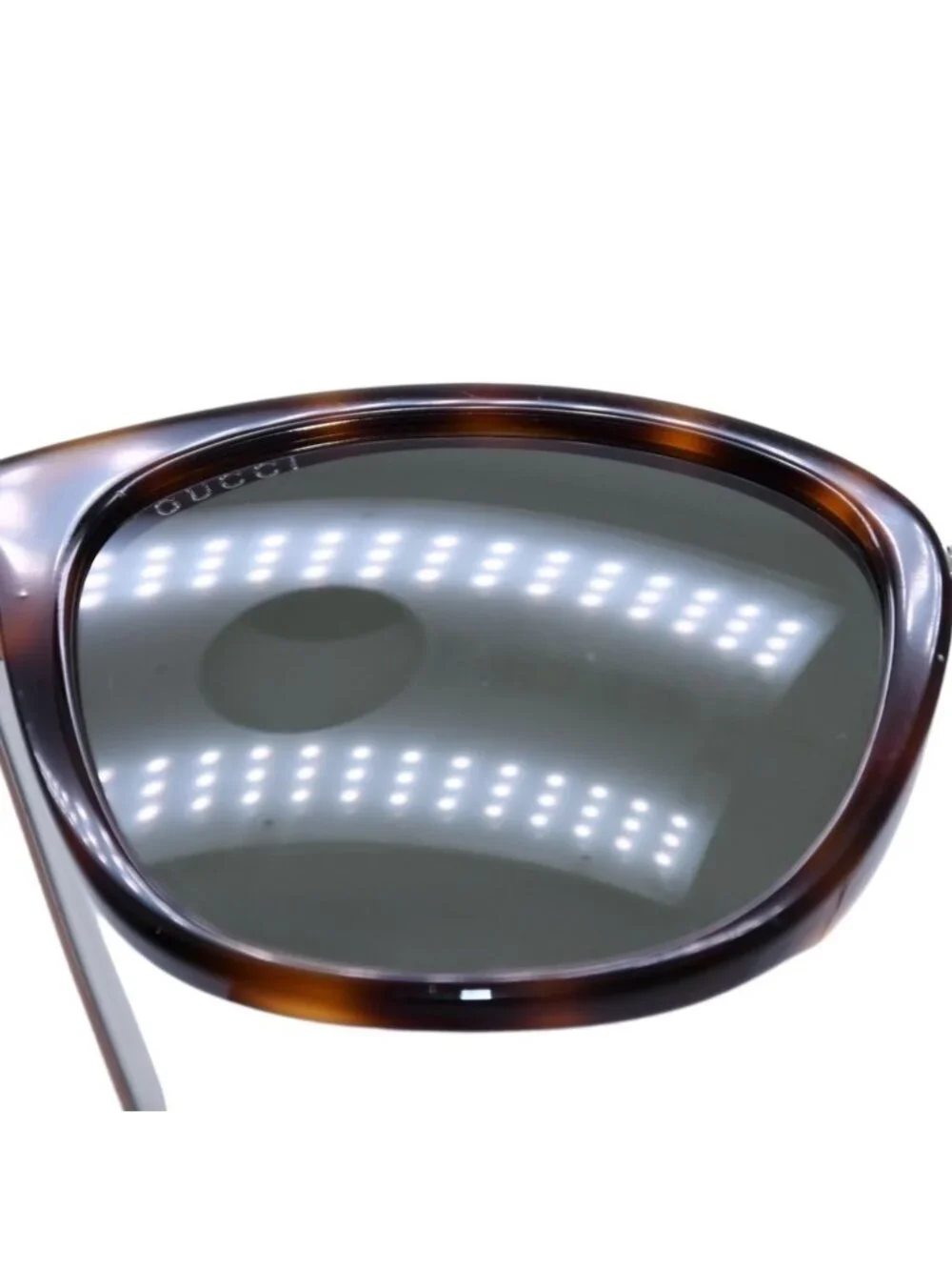 Gucci Sunglasses Green Silver Eyewear